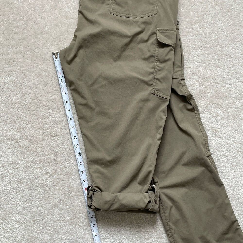 Clothing Arts Pants P Cubed Pick Pocket Proof Brown Cargo Convertible Women's 16 - Picture 9 of 12